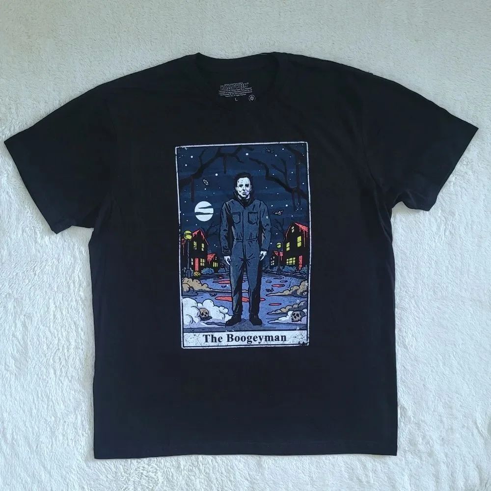 Halloween🎃 "The Boogeyman" Michael Myers Tarot🔮 Card🃏 Graphic Tee👕 - NWOT